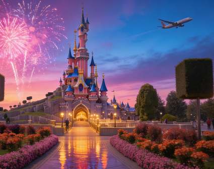 Vuelos desde España a Disneyland París
