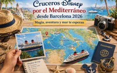 Cruceros Disney por el Mediterráneo desde Barcelona 2026