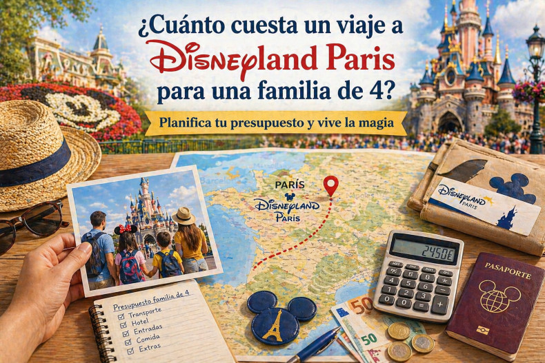 Cuánto cuesta un viaje a Disneyland París para una familia de 4